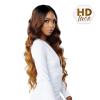 imageSensationnel Butta lace front wig  extra wide and deep hand tied lace parting space with preplucked natural illusion hairline lace wig human hair blend mixed  Ocean wave 30 in T4CHESTNUTBLONDET4WINE