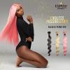 imageSensationnel Empire Bundle weave hair  human hair extensions unprocessed bundle hair  Empire Bundles Straight 1 pack 18 inch NATURALBLACK613 BLONDE