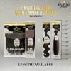 imageSensationnel Empire Bundle weave hair  human hair extensions unprocessed bundle hair  Empire Bundles Straight 1 pack 18 inch NATURALBLACK613 BLONDE