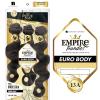 imageSensationnel Empire bundle multi weavehair  euro body 13a human hair curly style multi lengths  Empire bundles multi euro body 10 12 14 inch 613 BLONDENATURALBLACK