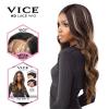imageSensationnel Vice Lace Front Wigs  5 inch Deep part synthetic wig preplucked hairline  VICE Unit 16 FUCHSIAT4CHESTNUTBLONDE