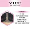 imageSensationnel Vice Lace Front Wigs  5 inch Deep part synthetic wig preplucked hairline  VICE Unit 16 FUCHSIAT4CHESTNUTBLONDE