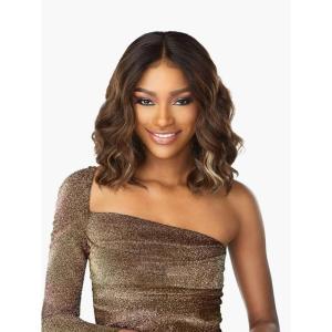 imageSensationnel Synthetic HD Lace Front Wig  BUTTA UNIT 8 MONEY PIECE BLONDEMPCARAMEL