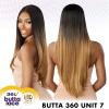 imageSensationnel Butta 360 lacefront wigs  unit 7 wider parting glueless synthetic wig preplucked hairline  Butta 360 unit 7 1B OFFBLACKLIGHTASHBROWN
