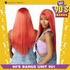 imageSensationnel Butta 90sbangs lace wigs  butta lace 90s bangs unit 901 glueless wide deep curved cpart synthetic preplucked hairline hd lace  Butta 90s bangs unit 901 ROSEGOLDCOPPER1 JETBLACK