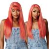imageSensationnel Butta 90sbangs lace wigs  butta lace 90s bangs unit 901 glueless wide deep curved cpart synthetic preplucked hairline hd lace  Butta 90s bangs unit 901 ROSEGOLDCOPPER1 JETBLACK