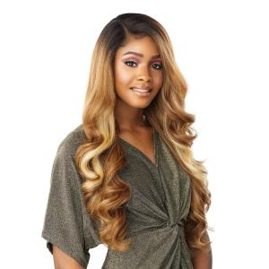 imageSensationnel Butta lace front wigs  butta unit 7 extra wide 5 inch deep part synthetic wig preplucked hairline HD lace  Butta unit 7 FLAMBOYAGEBLONDEMPHAZEL
