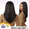imageSensationnel 360 Butta Lace Front Wigs  360 Butta unit 1 wider parting preplucked hairline HD glueless lace  360 Butta unit 1 1 JETBLACKBABYLIGHTSPLATINUM