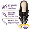 imageSensationnel 360 Butta Lace Front Wigs  360 Butta unit 3 wider parting synthetic wig preplucked hairline HD glueless lace with babyhair  360 Butta unit 3 2 DARKBROWNT4CHESTNUTBLONDE