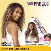 imageSensationnel Butta lace precut wigs  unit 6 glueless precut lace extra wide 5 inch deep part synthetic wig pre tweezed smaller knot hairline  Butta pre cut unit 6 2 DARKBROWNLIGHTASHBROWN
