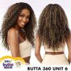imageSensationnel 360 Butta Lace Front Wigs  360 butta unit 6 wider parting synthetic glueless wig preplucked with babyhair  360 Butta unit 6 2 DARKBROWN1 JETBLACK