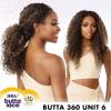 imageSensationnel 360 Butta Lace Front Wigs  360 butta unit 6 wider parting synthetic glueless wig preplucked with babyhair  360 Butta unit 6 2 DARKBROWN1 JETBLACK