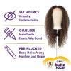 imageSensationnel 360 Butta Lace Front Wigs  360 butta unit 6 wider parting synthetic glueless wig preplucked with babyhair  360 Butta unit 6 2 DARKBROWN1 JETBLACK