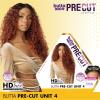 imageSensationnel Butta lace precut wigs  unit 4 glueless precut lace extra wide 5 inch deep part synthetic wig pre tweezed smaller knot hairline  Butta pre cut unit 4 BALAYAGECOPPERLIGHTASHBROWN