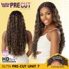 imageSensationnel Butta lace precut wigs  unit 7 glueless precut lace extra wide 5 inch deep part synthetic wig pre tweezed smaller knot hairline  Butta pre cut unit 7 BALAYAGELATTETH230