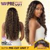 imageSensationnel Butta lace precut wigs  unit 7 glueless precut lace extra wide 5 inch deep part synthetic wig pre tweezed smaller knot hairline  Butta pre cut unit 7 BALAYAGELATTEBALAYAGELATTE