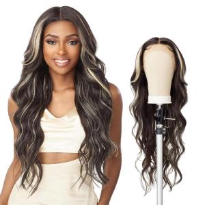 imageSensationnel Butta Synthetic HD Lace Front Wig  BUTTA UNIT 20 Color1 Jet BlackFLAMBOYAGECHOCOLATE
