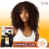 imageSensationnel CKCO bundles multi weavinghair  burmese curl synthetic weaving and sew in and ponytail styles multi lengths  Curls kinks and Co bundle multi burmese curl 14 16 18 inch S1BGINGER1 JETBLACK