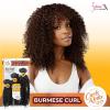 imageSensationnel CKCO bundles multi weavinghair  burmese curl synthetic weaving and sew in and ponytail styles multi lengths  Curls kinks and Co bundle multi burmese curl 14 16 18 inch S1BGINGER1 JETBLACK