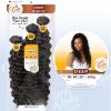 imageSensationnel CKCO bundles multi weavinghair  deep synthetic weaving and sew in and ponytail styles multi lengths  Curls kinks and Co bundle multi deep 18 20 22 inch APPLERED1 JETBLACK