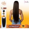 imageSensationnel CKCO bundle weave hair  straight synthetic weaving and sew in and pony tail styles  Curls kinks and Co straight 1 pack 26 inch APPLERED4 MEDBROWN