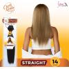 imageSensationnel CKCO bundle weave hair  straight synthetic weaving and sew in and pony tail styles  Curls kinks and Co straight 1 pack 26 inch APPLEREDLIGHTASHBROWN