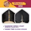 imageSensationnel CKCO vpart wig  narrow vpart unit 8 glueless synthetic heat safe hand tied edges  Curls kinks and co v part wig unit 8 1B OFFBLACKTH1BCOPPER