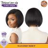 imageSensationnel Kinky edge 13x6 lacewigs  kinky bob 9inch glueless synthetic wig  Curls kinks and co kinky edge kinky bob 9 inch BALAYAGEGOLDBALAYAGECOPPER