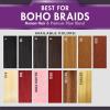 imageSensationnel Premtoo bulk hair braiding  2x jazzy water bulk human hair blend with for boho knotless box or curly loose wave styles HB Prem too 2x jazzy water bulk 1 pack 18 inch BLUSHPINKS27613