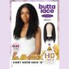 imageSensationnel Butta lace front wigs  kinky water wave 18 glueless human hair blend extra wide 5 inch part preplucked hairline HD lace  Butta HHM kinky water wave 18 inch BALAYAGEFIERYREDBALAYAGEPLATINUM