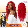 imageSensationnel CKCO bundles multi weavinghair  glam body synthetic weaving and sew in and ponytail styles multi lengths  Curls kinks and Co bundle multi glam body 14 16 18 inch 1B OFFBLACK4 MEDBROWN