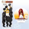 imageSensationnel CKCO bundles multi weavinghair  glam body synthetic weaving and sew in and ponytail styles multi lengths  Curls kinks and Co bundle multi glam body 14 16 18 inch 1B OFFBLACKT1B30