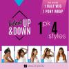 imageSensationnel Instant UPDOWN halfwig Pony  Instant Weave Up and Down 4 style in 1 half wig and pony drawstring  INSTANT UD 15 FLAMBOYAGECHOCOLATE1 JETBLACK