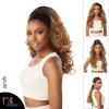 imageSensationnel Instant UPDOWN halfwig Pony  Instant Weave Up and Down 4 style in 1 half wig and pony drawstring  INSTANT UD 15 FLAMBOYAGECHOCOLATEFLAMBOYAGEAUBURN