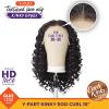 imageSensationnel Kinky edge ypart lacewigs  kinky rod curl 18inch glueless synthetic wig  Curls kinks and co kinky edge y part kinky rod curl 18 inch F1BBG1 JETBLACK