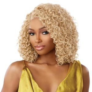 imageSensationnel Butta lace front wigs  unit 47 glueless extra wide 5 inch deep part synthetic wig preplucked hairline HD lace  Butta unit 47 BALAYAGECHOCOLATE1B OFFBLACK