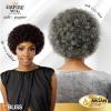 imageSensationnel Empire Human hair wig  Salt and Pepper Denia contouring mesh cap wig  Empire wig Denia T2271 JETBLACK