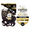 imageSensationnel Empire Multi weave hair BODY WAVE  virgin human layered lengths with 4x4 Closure  EMPIRE Multi 4X4 BODY WAVE 18 20 22 Inch NATURALBLACKNATURAL