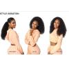 imageSensationnel Instant updown halfwig pony  unit 3 Instant up and down 4 style in 1 half wig and pony drawstring  Instant UD unit 3 1B OFFBLACK1B OFFBLACK