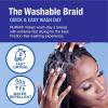 imageSensationnel Ruwa pre looped braidinghair  3x Ruwa prelooped box braid water repellent kanekalon fiber fast dry synthetic braid  3X Ruwa box braid 1 pack 18 Inch SM1B2727 HONEYBLONDE