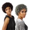 imageSensationnel Empire Human hair wig  Salt and Pepper Denia contouring mesh cap wig  Empire wig Denia T2271 JETBLACK