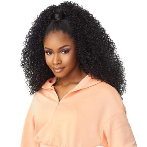 imageSensationnel Instant updown halfwig pony  unit 3 Instant up and down 4 style in 1 half wig and pony drawstring  Instant UD unit 3 1B OFFBLACKT4ASHBLONDE