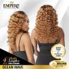 imageSensationnel EMPIRE multi weave hair  Empire Ocean Wave virgin human layered lengths multi with Closure  EMPIRE Ocean Wave 12 14 16 Inch 1B OFFBLACK1B OFFBLACK