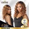 imageSensationnel EMPIRE multi weave hair  Empire Ocean Wave virgin human layered lengths multi with Closure  EMPIRE Ocean Wave 12 14 16 Inch 1B OFFBLACK2 DARKBROWN