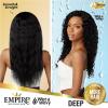 imageSensationnel Empire Multi weave hair  wet and wavy deep human hair 3 bundle layered lengths  Empire Multi Wet and Wavy Deep 12 14 16 inch 1B OFFBLACK2 DARKBROWN