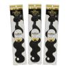 imageSensationnel Empire Bundle weave hair  human hair extensions unprocessed bundle hair  Empire Bundles Body Wave 3 pack 18 inch NATURAL613 BLONDE