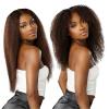 imageSensationnel Empire Multi weave hair  wet and wavy kinky curly human hair 3 bundle layered lengths  Empire Multi Wet and Wavy Kinky Curly 12 14 16 inch 1B OFFBLACK2 DARKBROWN