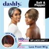 imageSensationnel Dashly lace saltandpepper wig  SP unit 7 hand tied laceparting ear to ear synthetic COPPERREDLIGHTASHBROWN