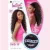 imageSensationnel Instant weave half wig  19 synthetic blendwig adjustable drawstring for seamless hair blending TH2271 JETBLACK