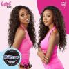imageSensationnel Instant weave half wig  19 synthetic blendwig adjustable drawstring for seamless hair blending TH2271 JETBLACK